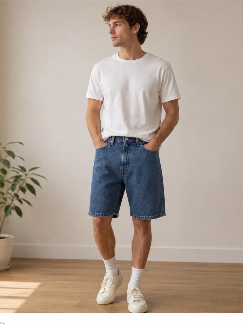 Levi’s 505 Regular Fit Denim Shorts Men’s W32 Blue Jean Shorts Classic 5-Pocket